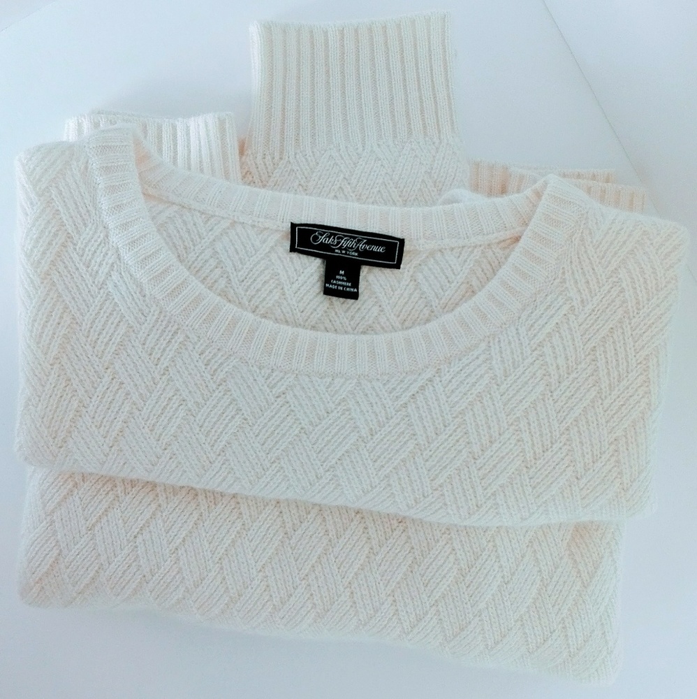 Saks Fifth Avenue | Scoop Neck Cashmere Sweater